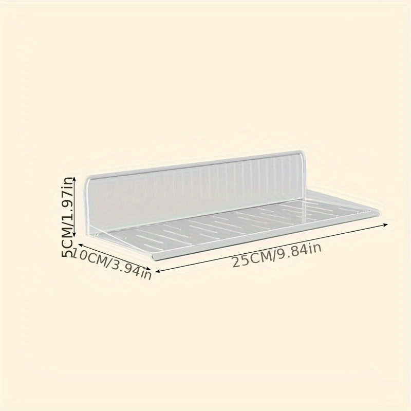 Optimize product title: Wall-Mounted Bathroom Storage Box - Perfect for Oragnizing Cosmetics and Makeup on Washstand